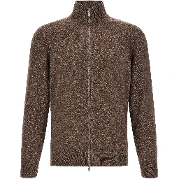 Brown Cashmere Cardigan