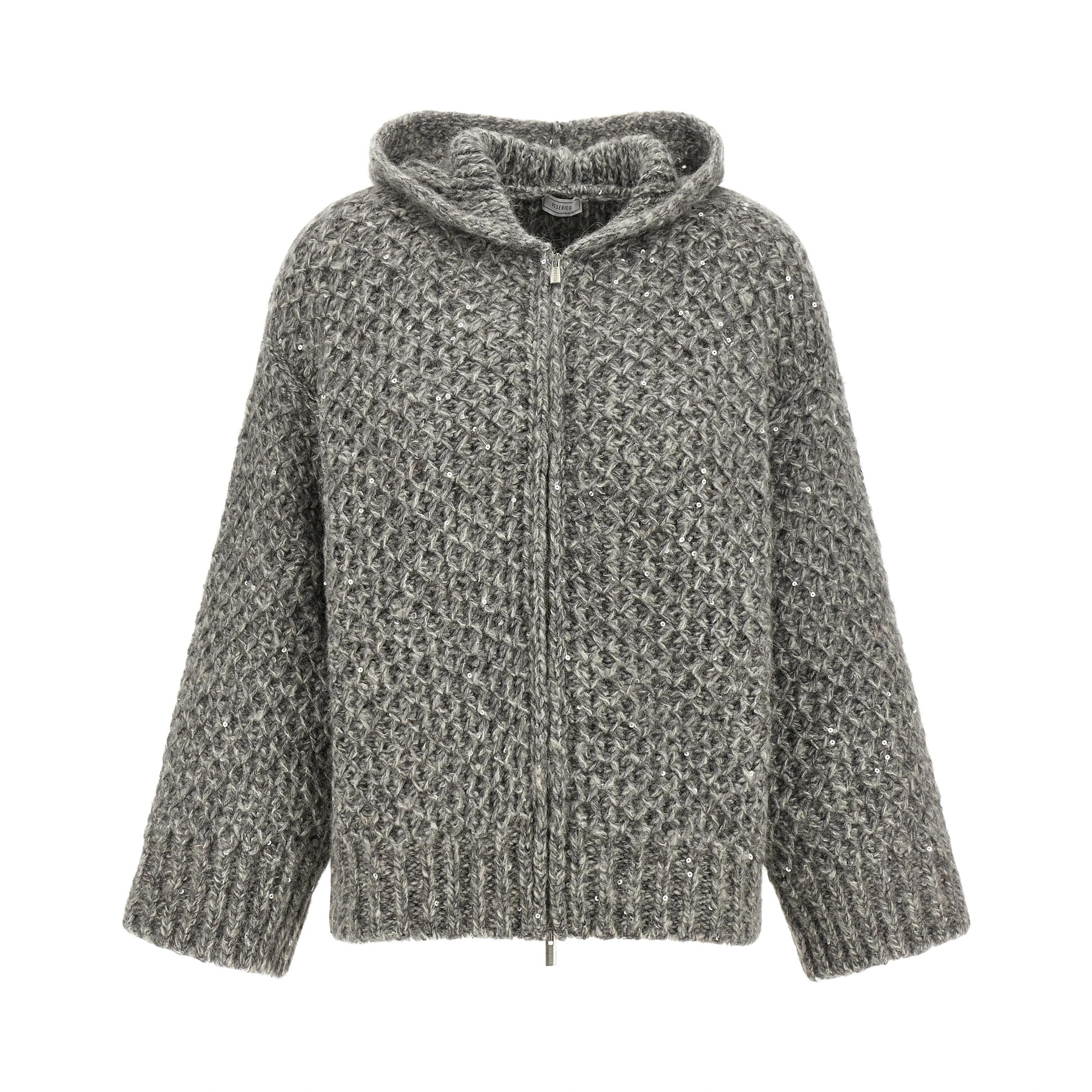Gray Wool Cardigan