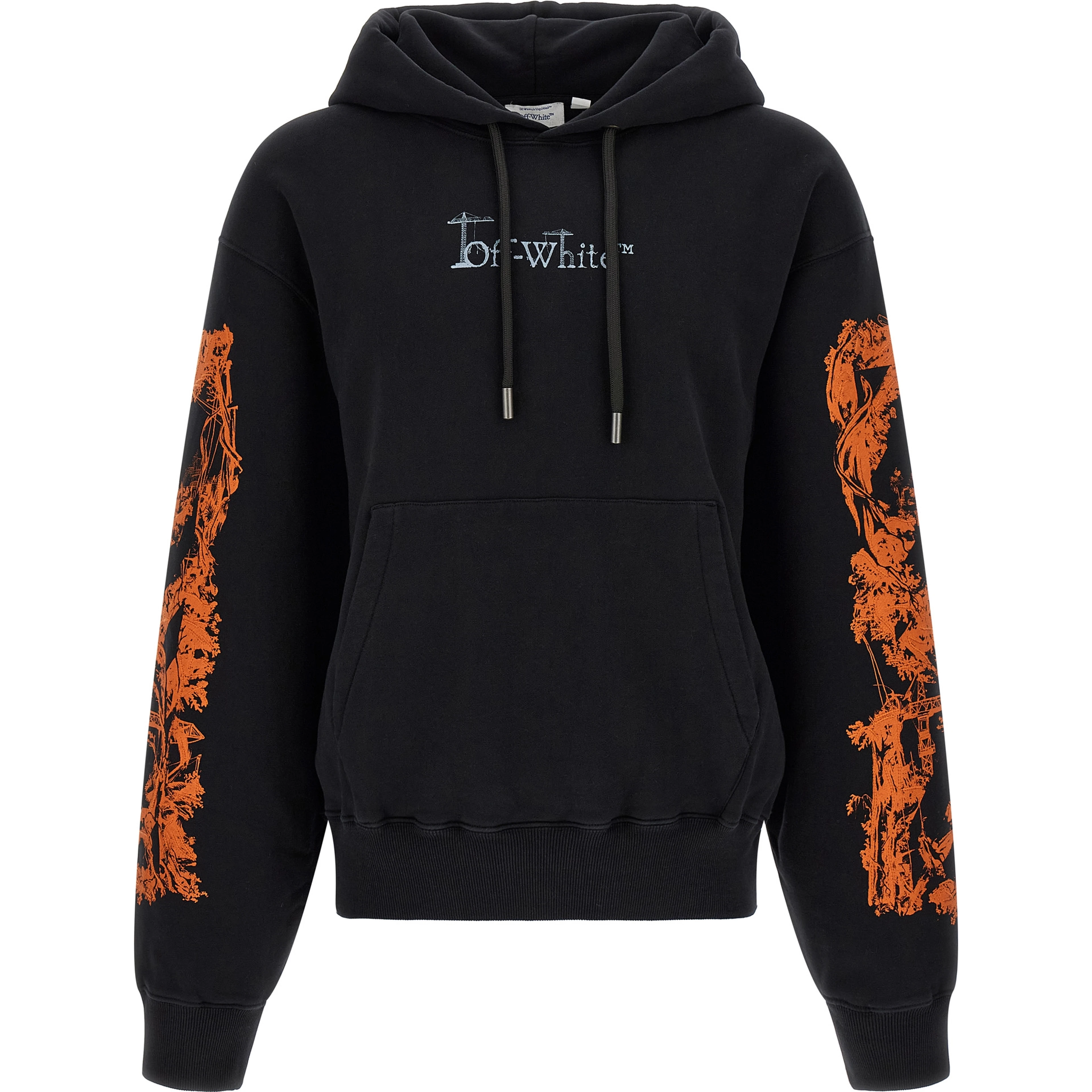Black Cotton Sweatshirt