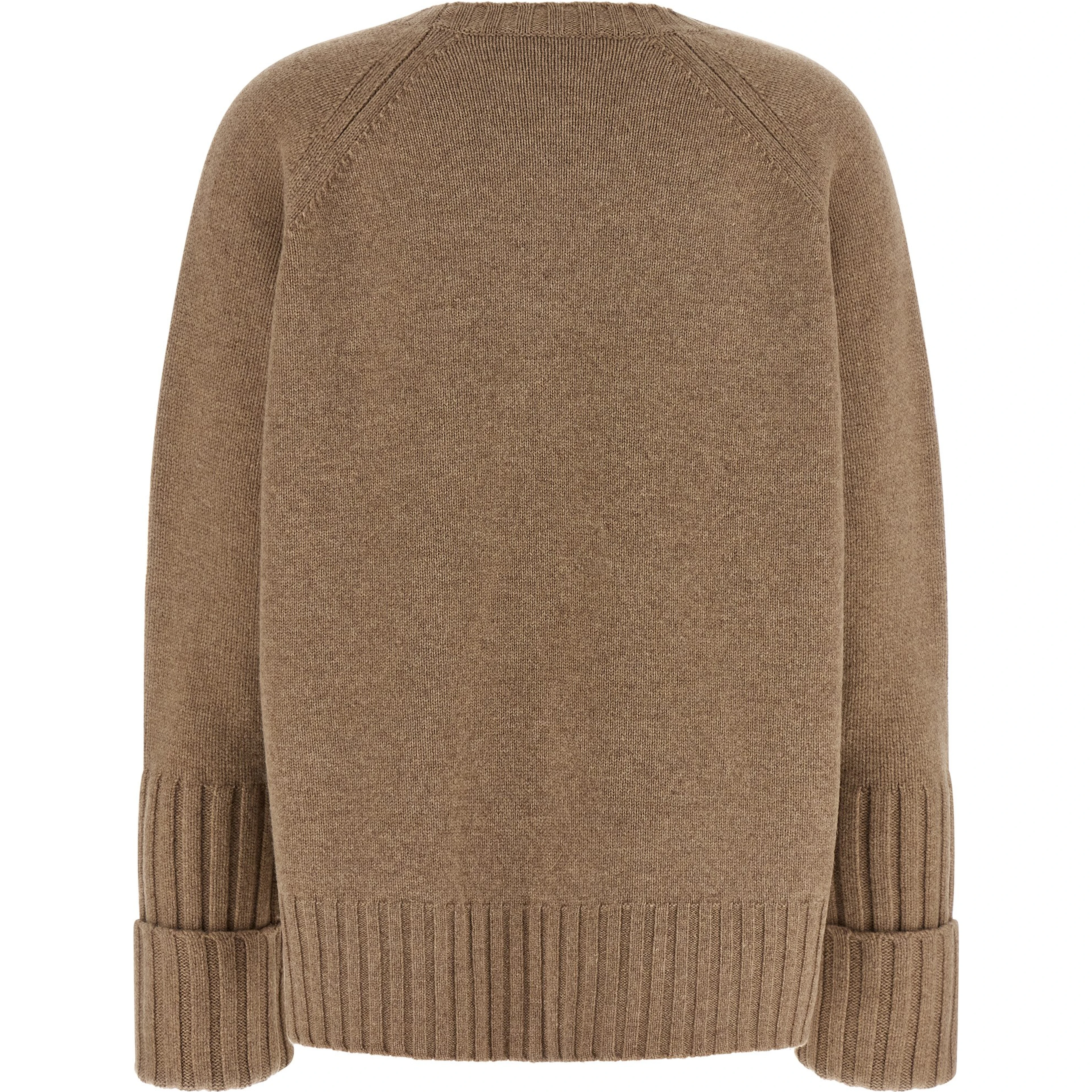 Beige Wool Cardigan