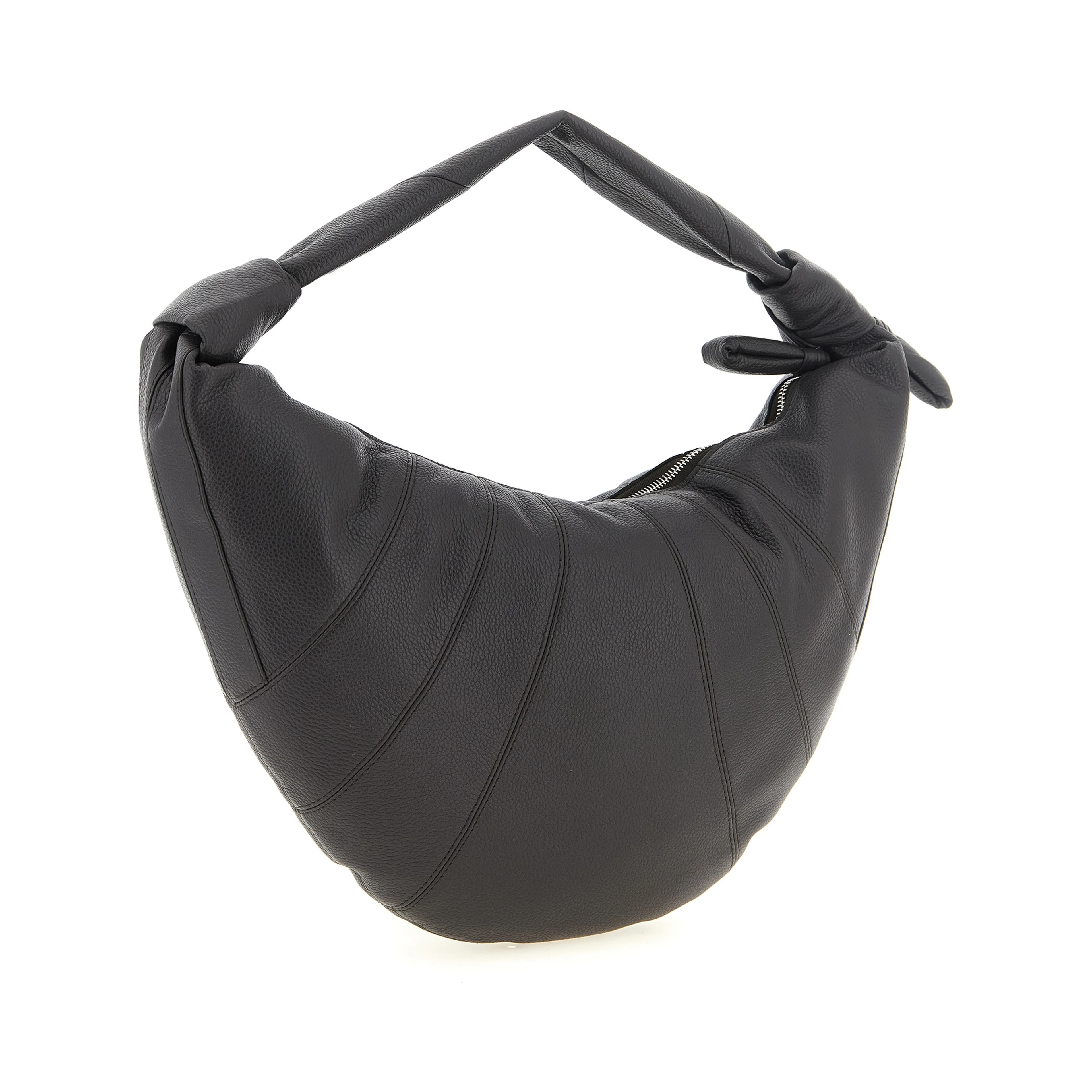 Brown Calfskin Shoulder Bag