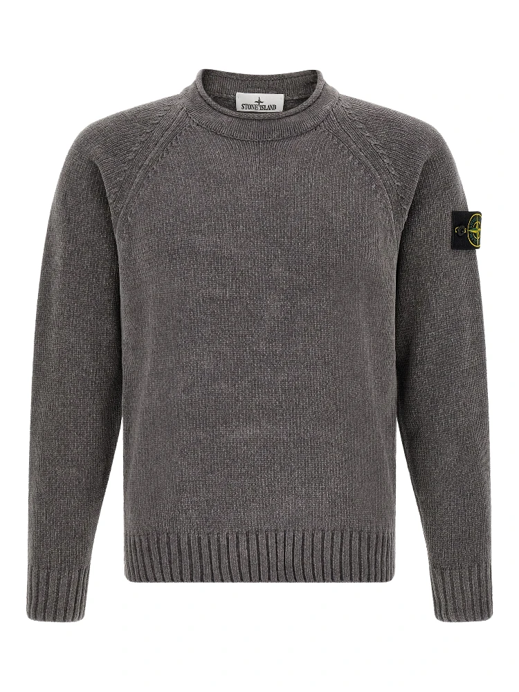 Gray Cotton Cardigan