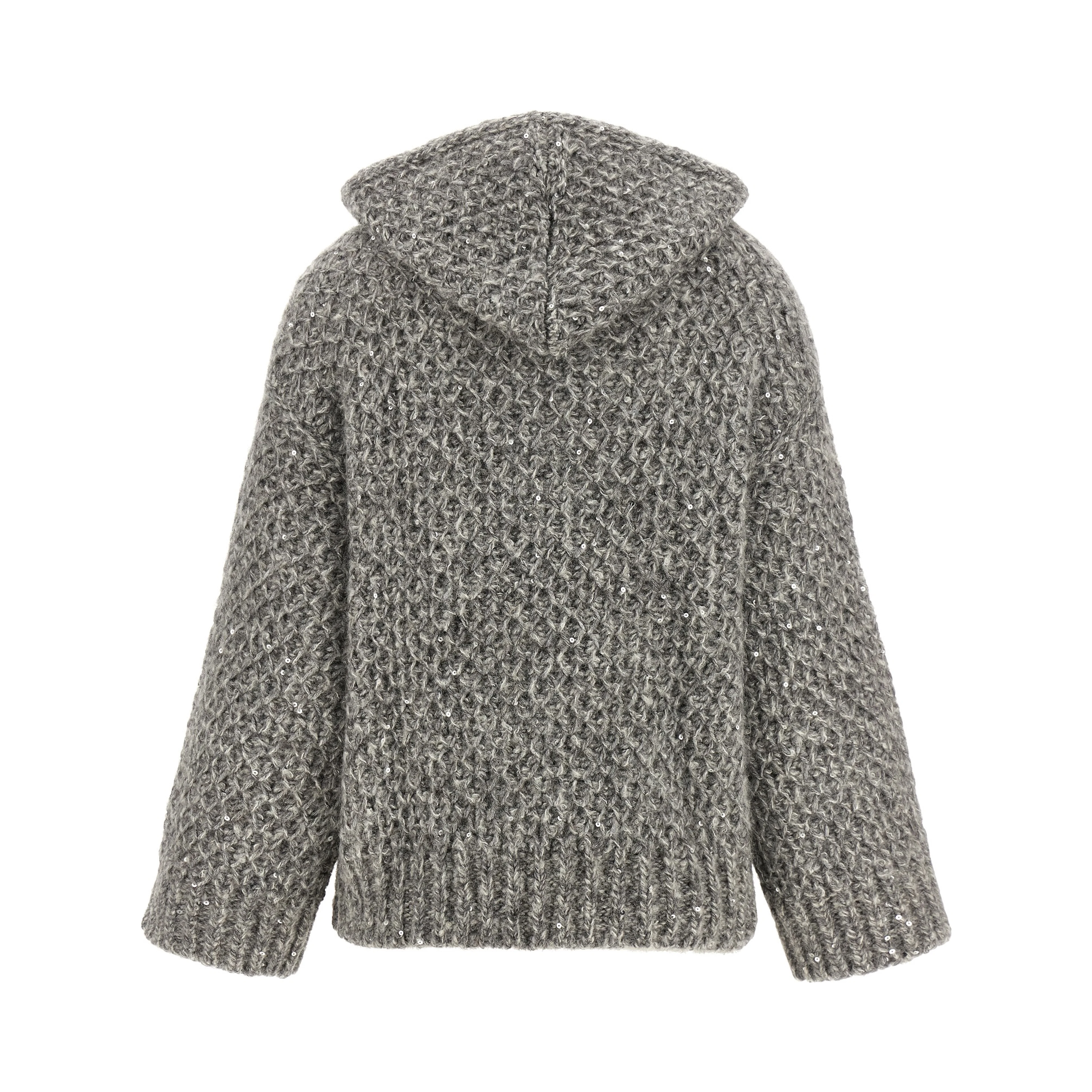 Gray Wool Cardigan
