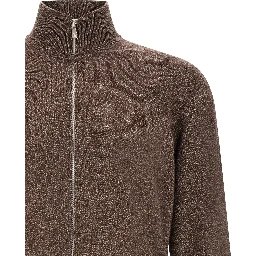 Brown Cashmere Cardigan