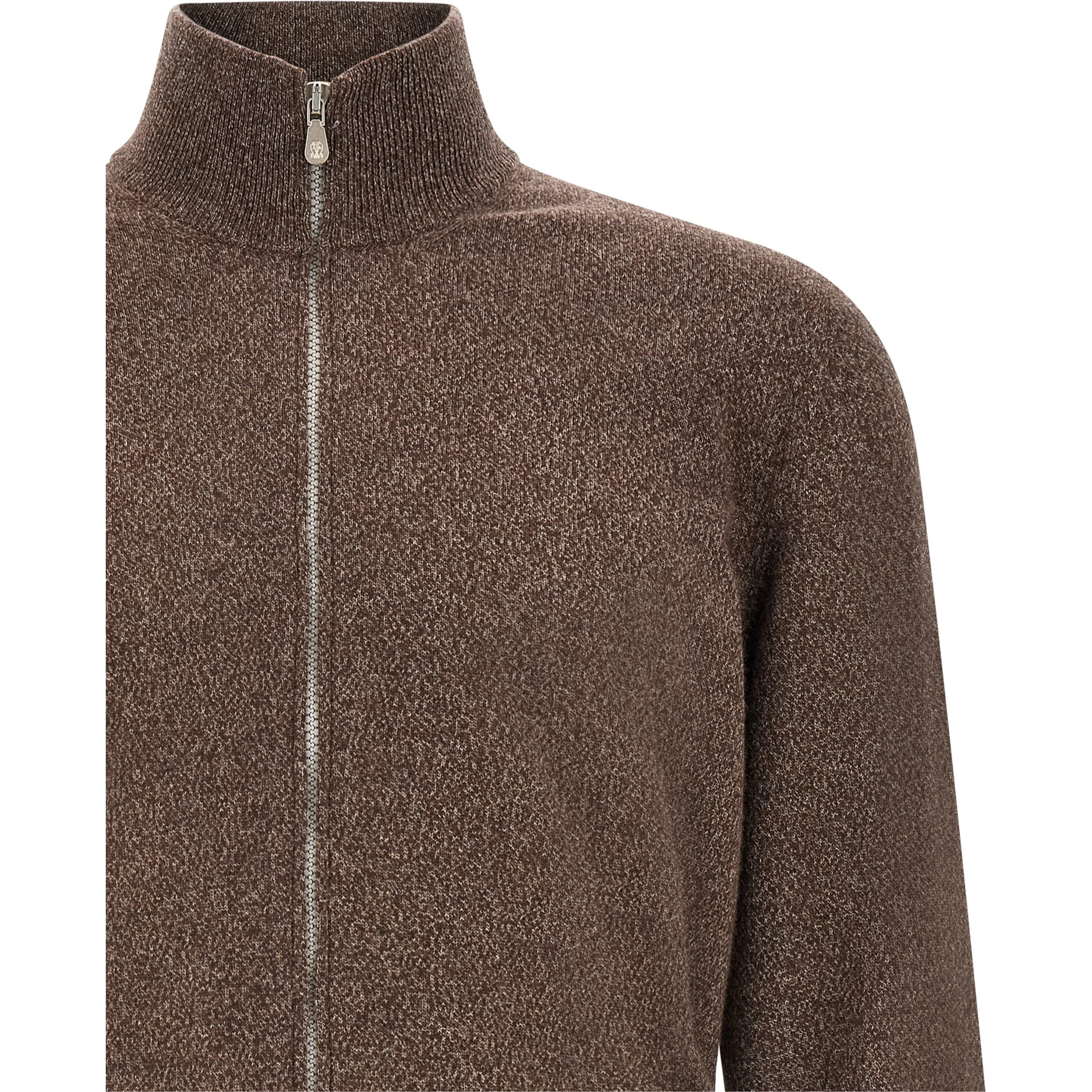 Brown Cashmere Cardigan