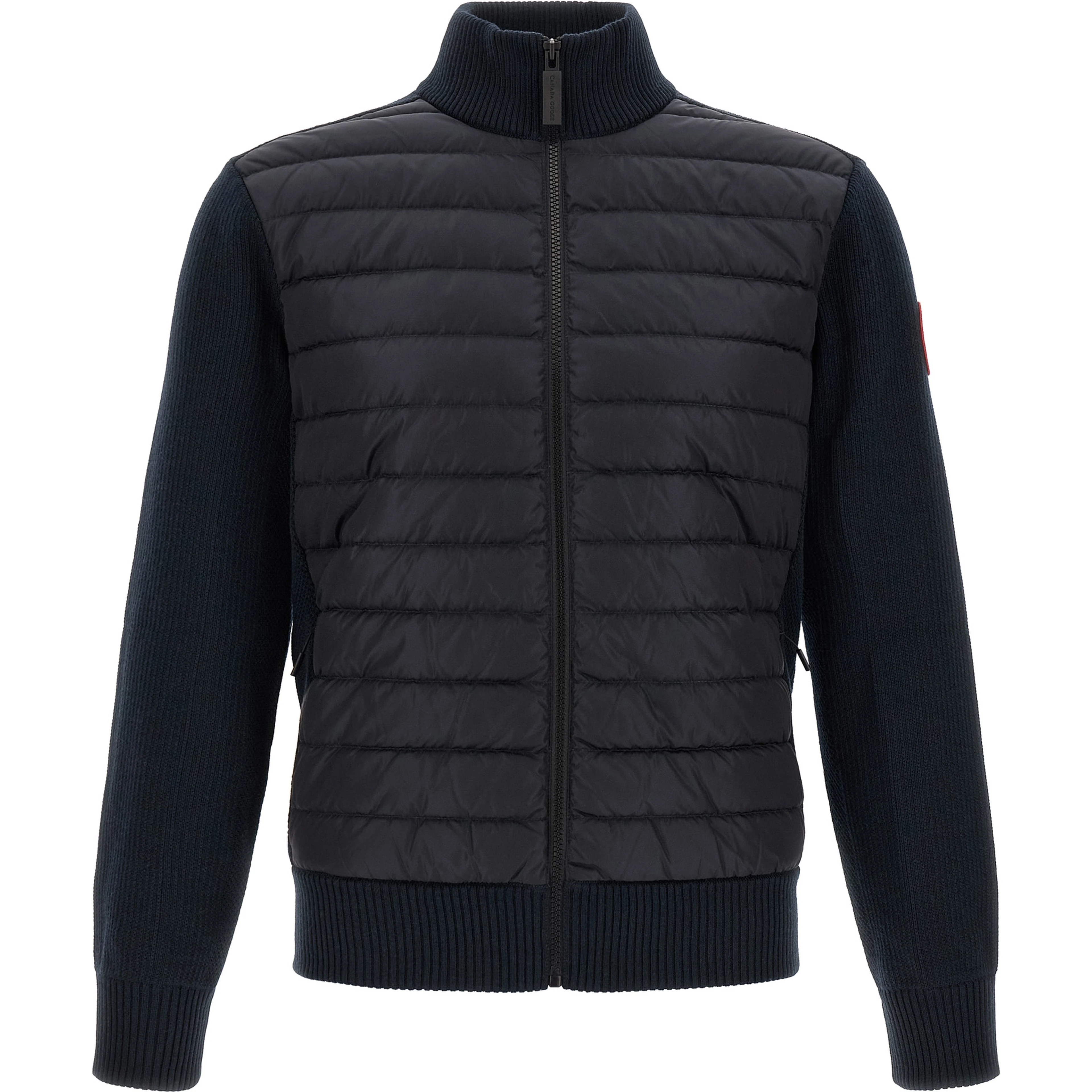 Black Wool Full-Length Jacket