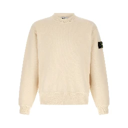 White Cotton Sweatshirt