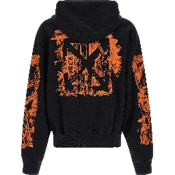Black Cotton Sweatshirt