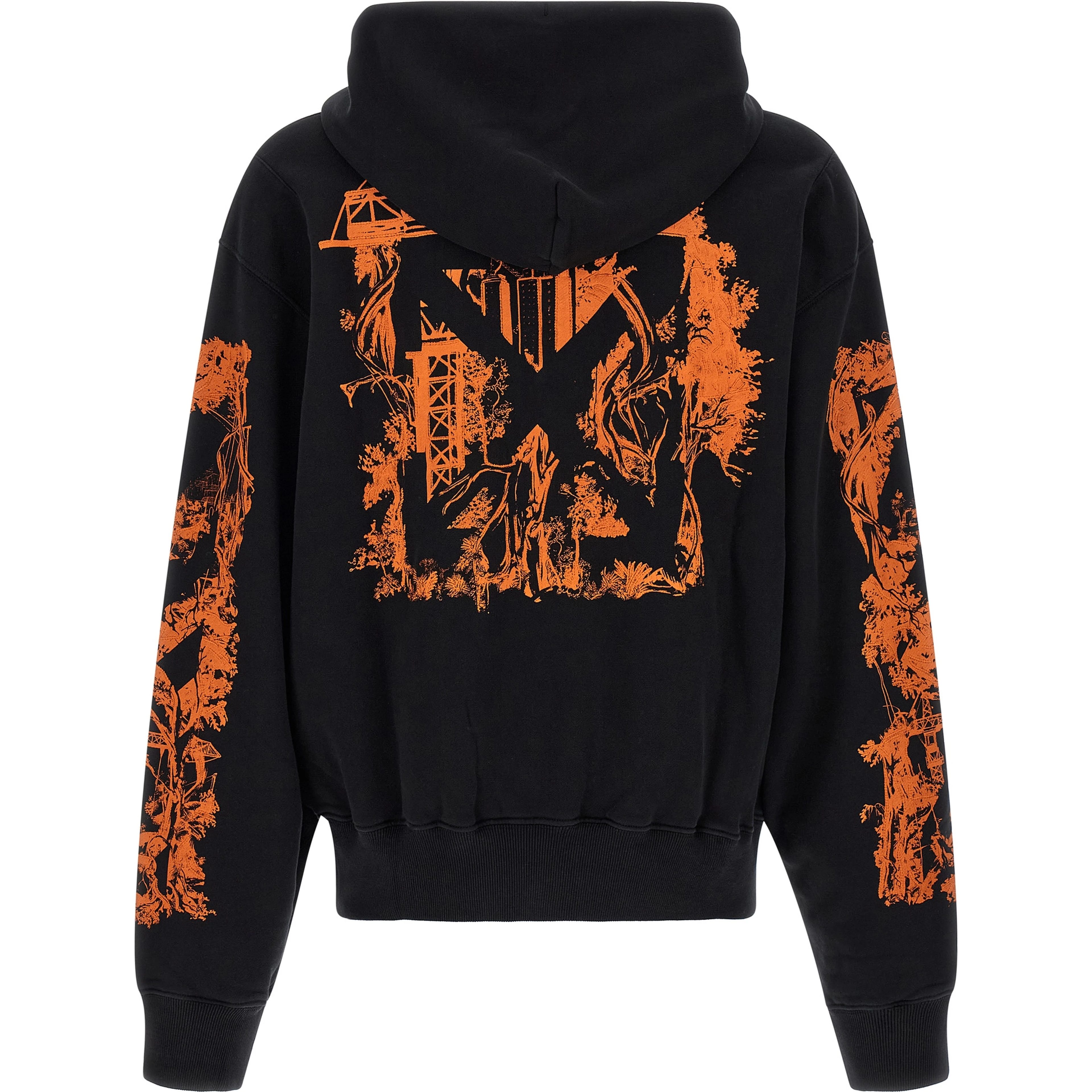 Black Cotton Sweatshirt