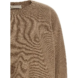 Beige Wool Cardigan