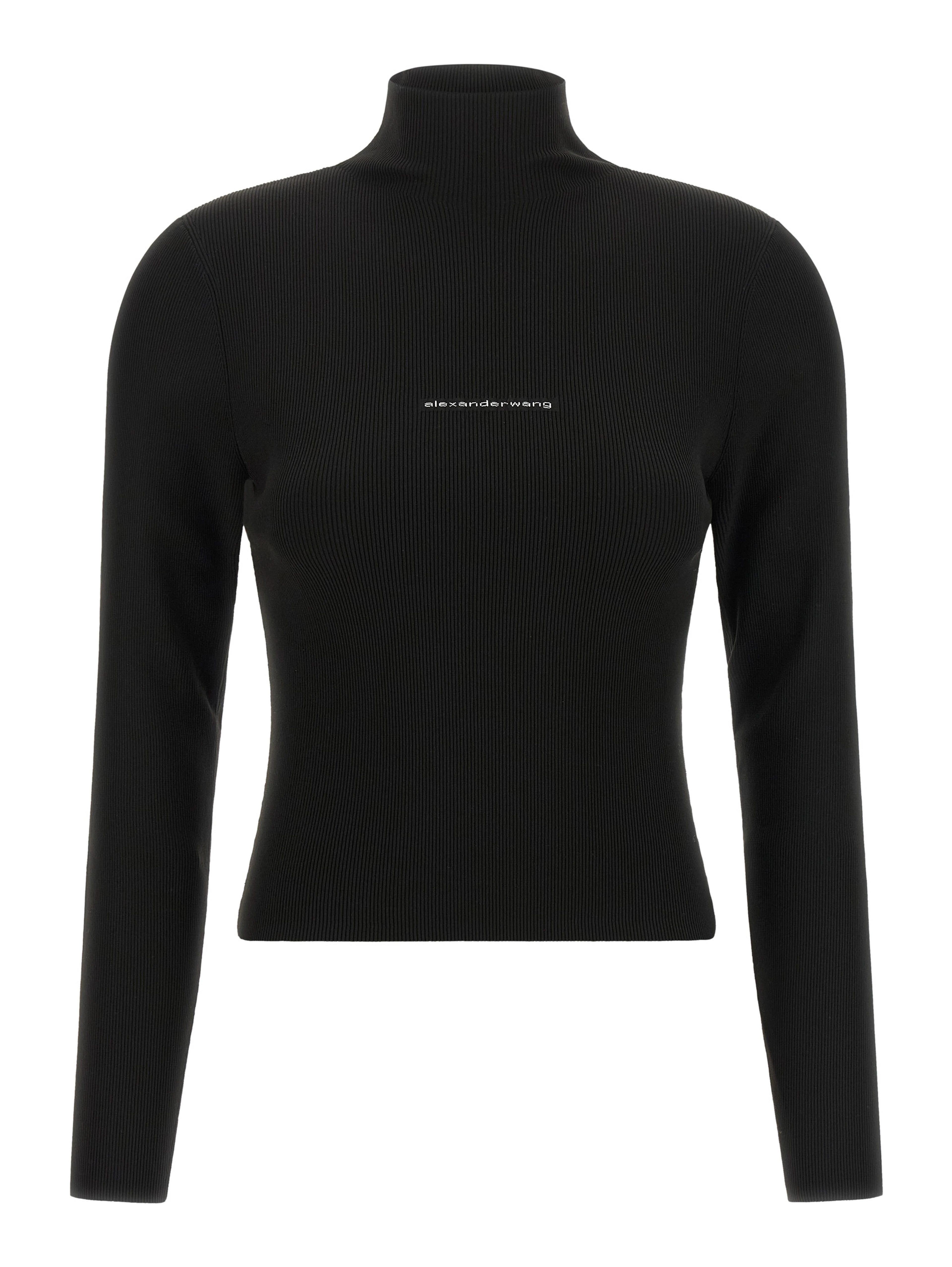 Black Polyamide Cardigan