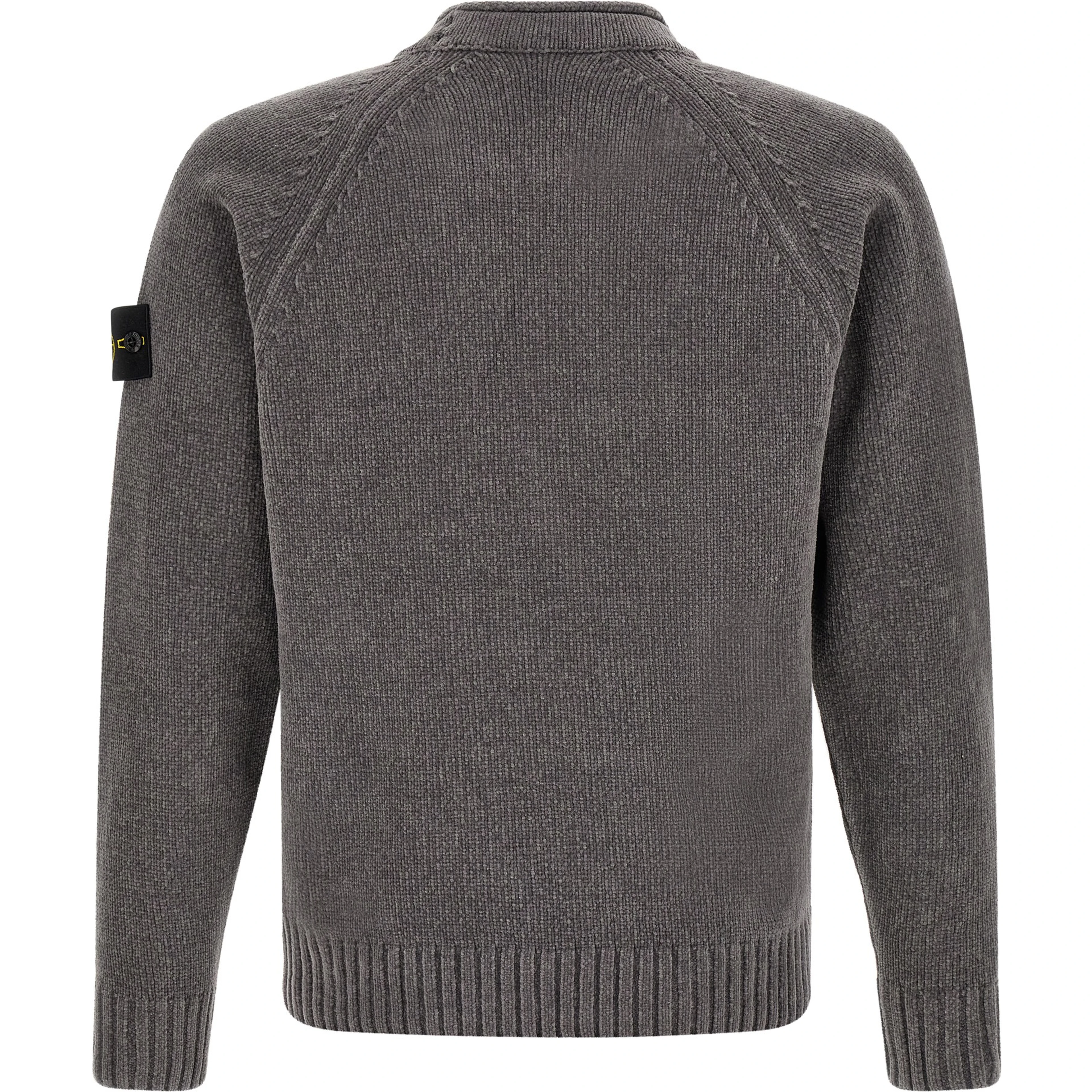 Gray Cotton Cardigan