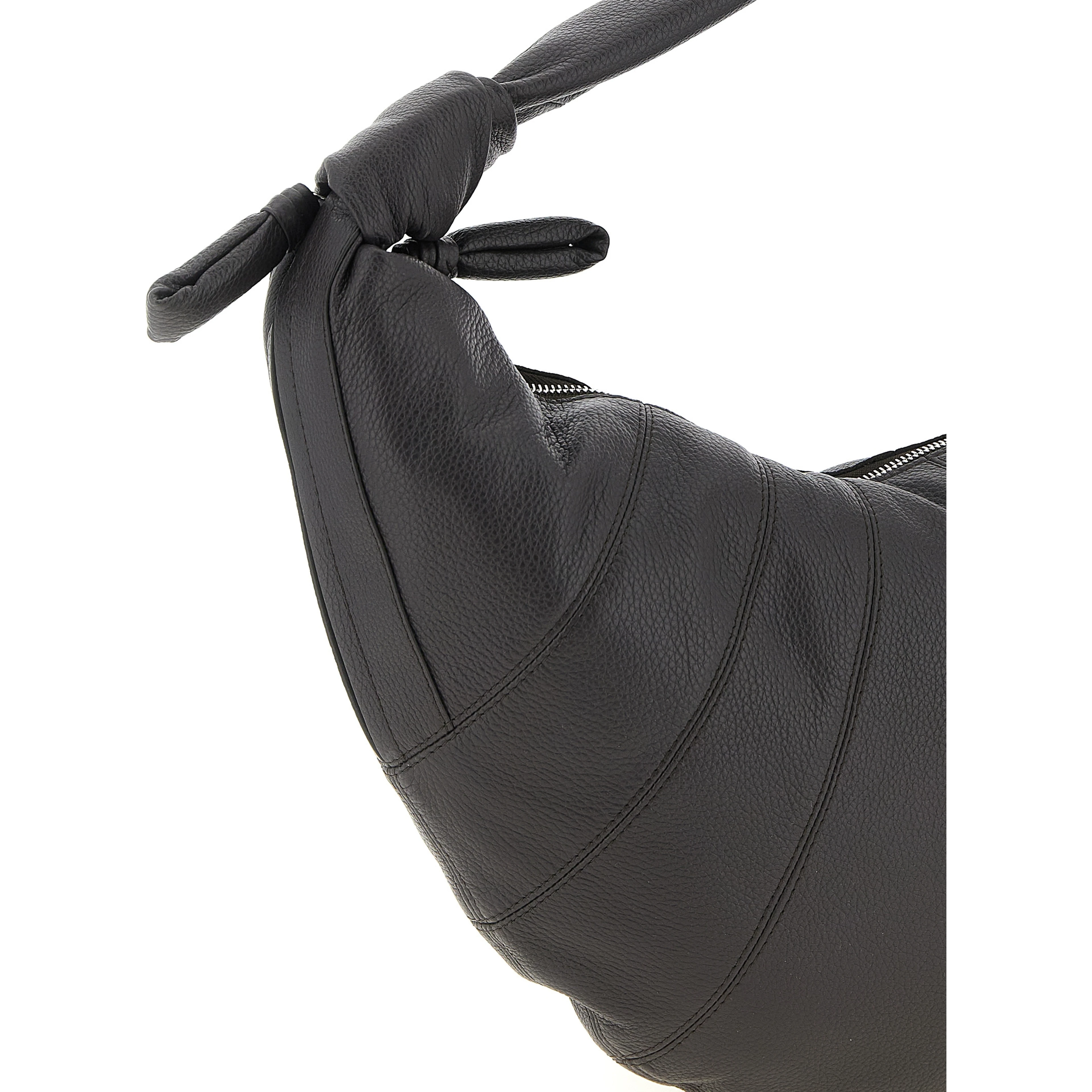 Brown Calfskin Shoulder Bag