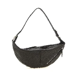 Brown Calfskin Shoulder Bag