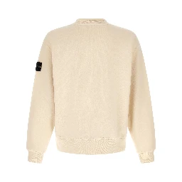 White Cotton Sweatshirt