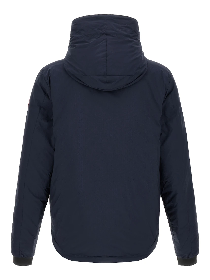 Blue Polyamide Full-Length Jacket