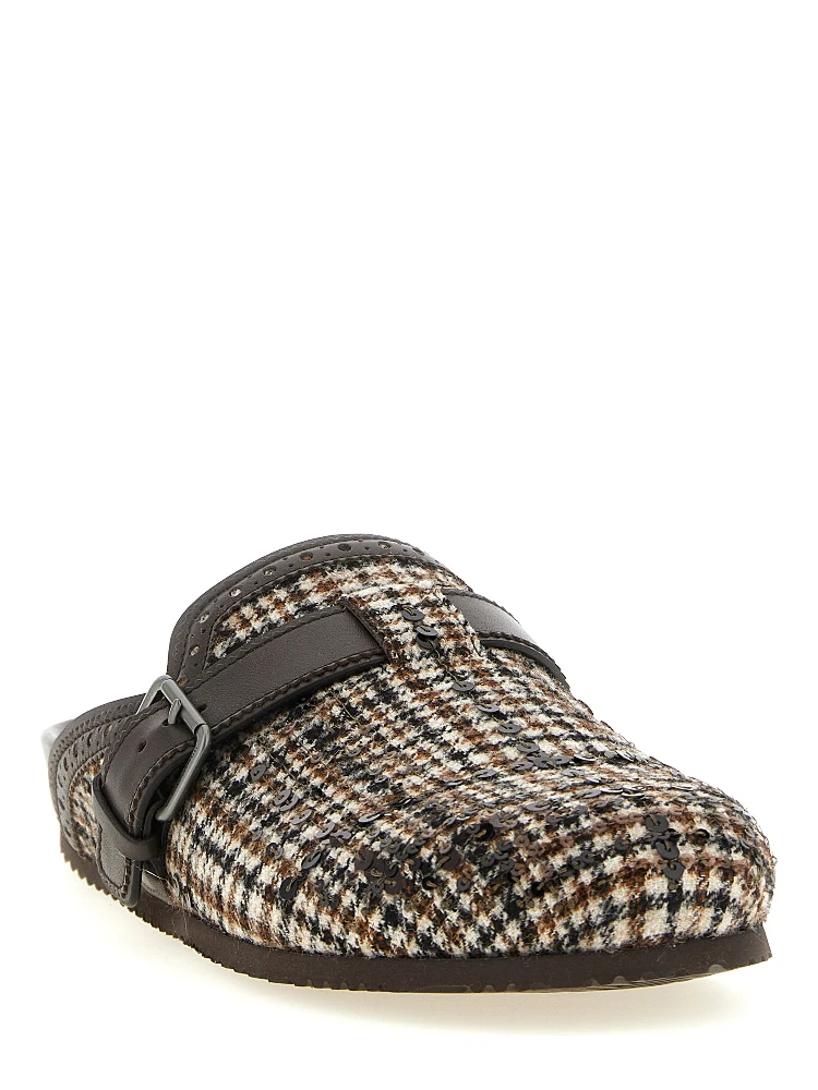 Brown Alpaca Leather Clogs alternative