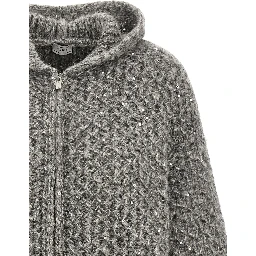 Gray Wool Cardigan