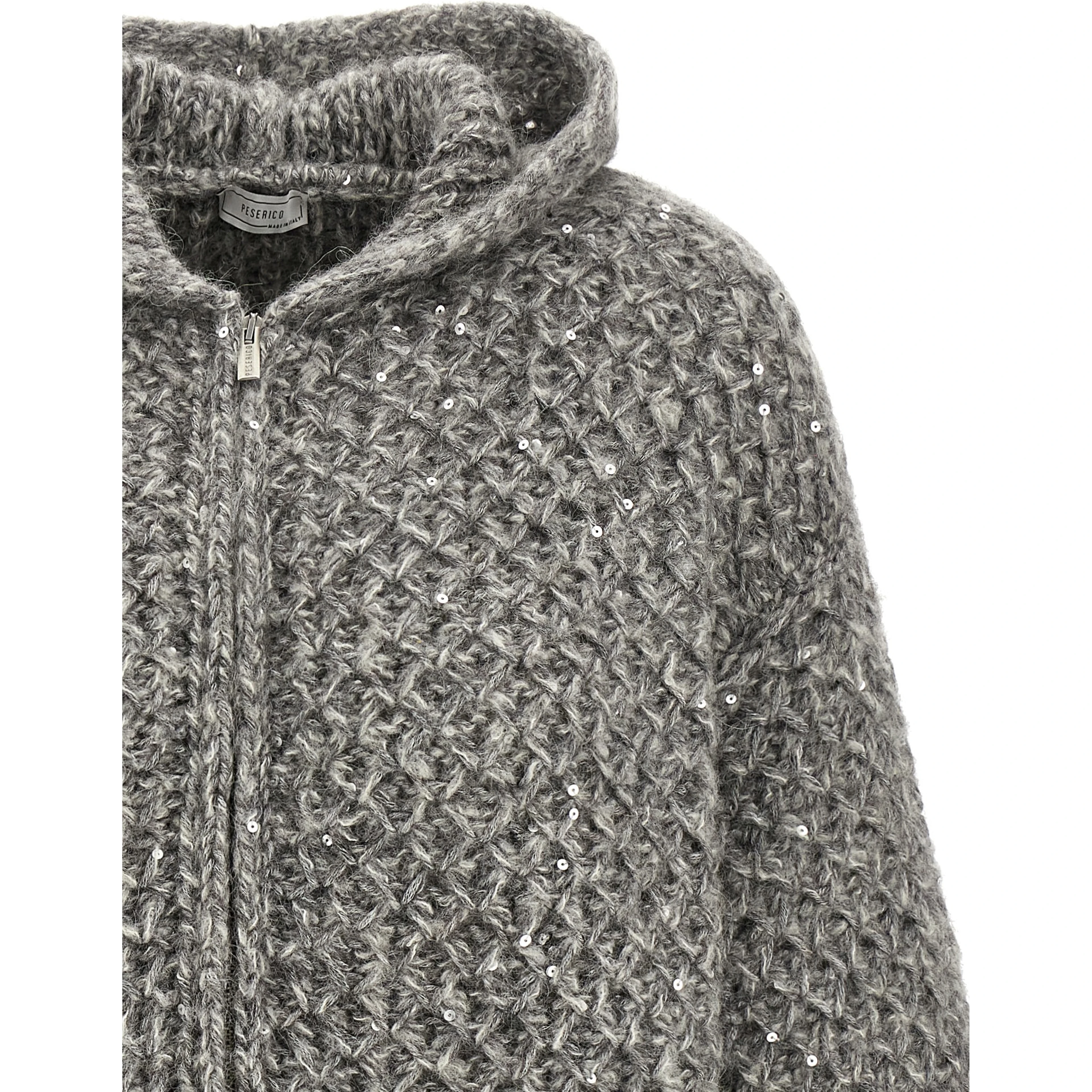Gray Wool Cardigan