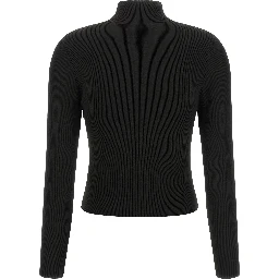 Black Polyamide Cardigan