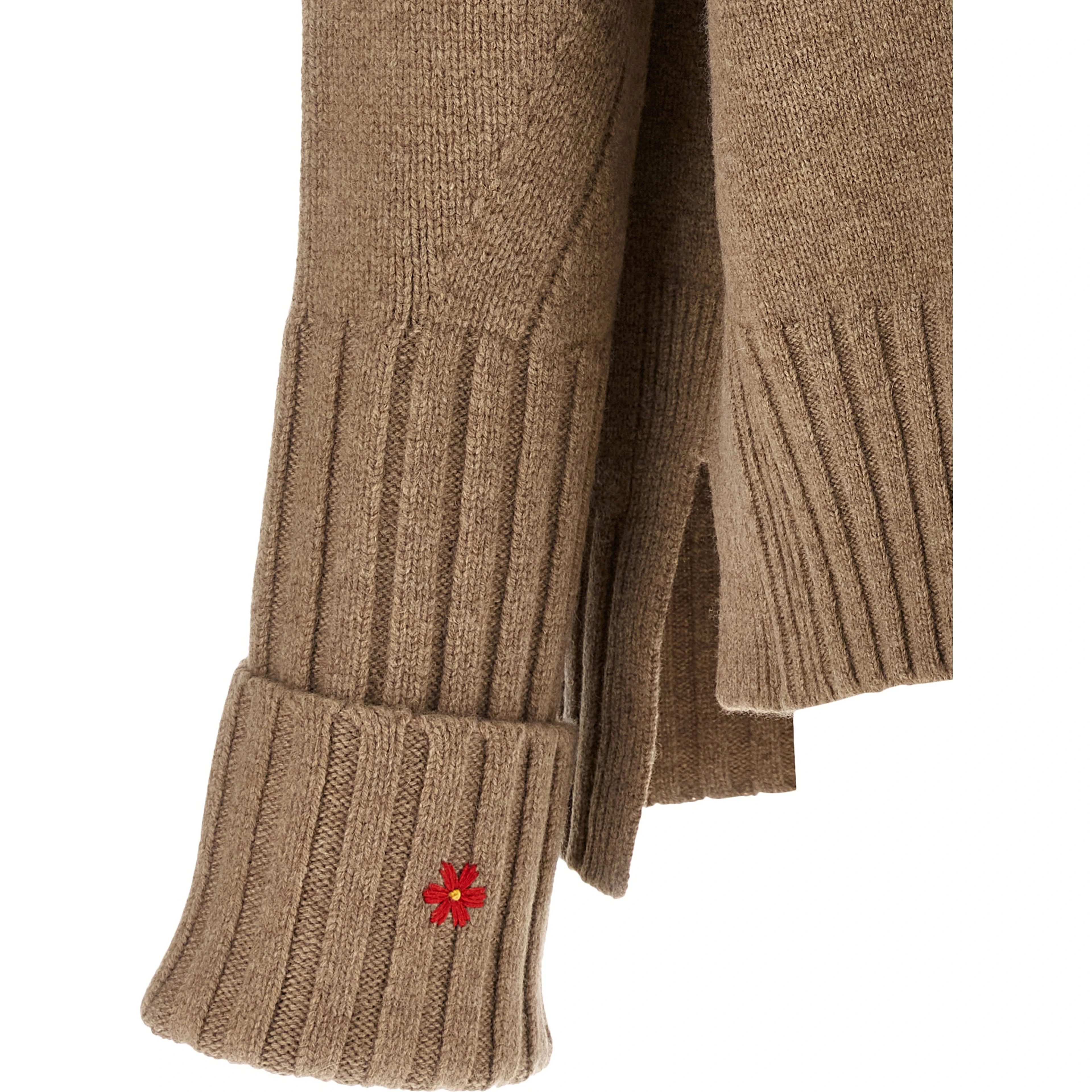 Beige Wool Cardigan
