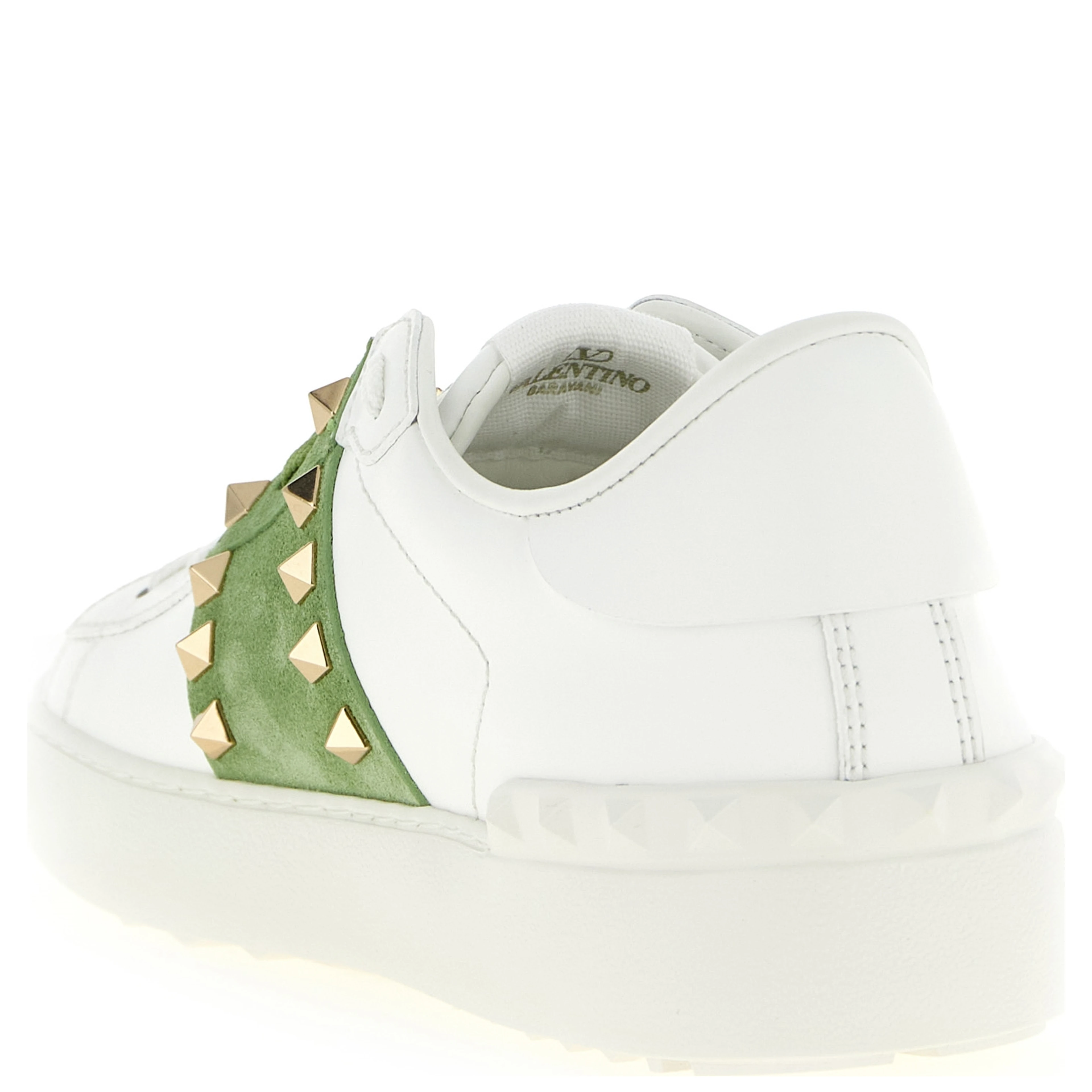 Bicolor Calfskin Low Top Sneakers