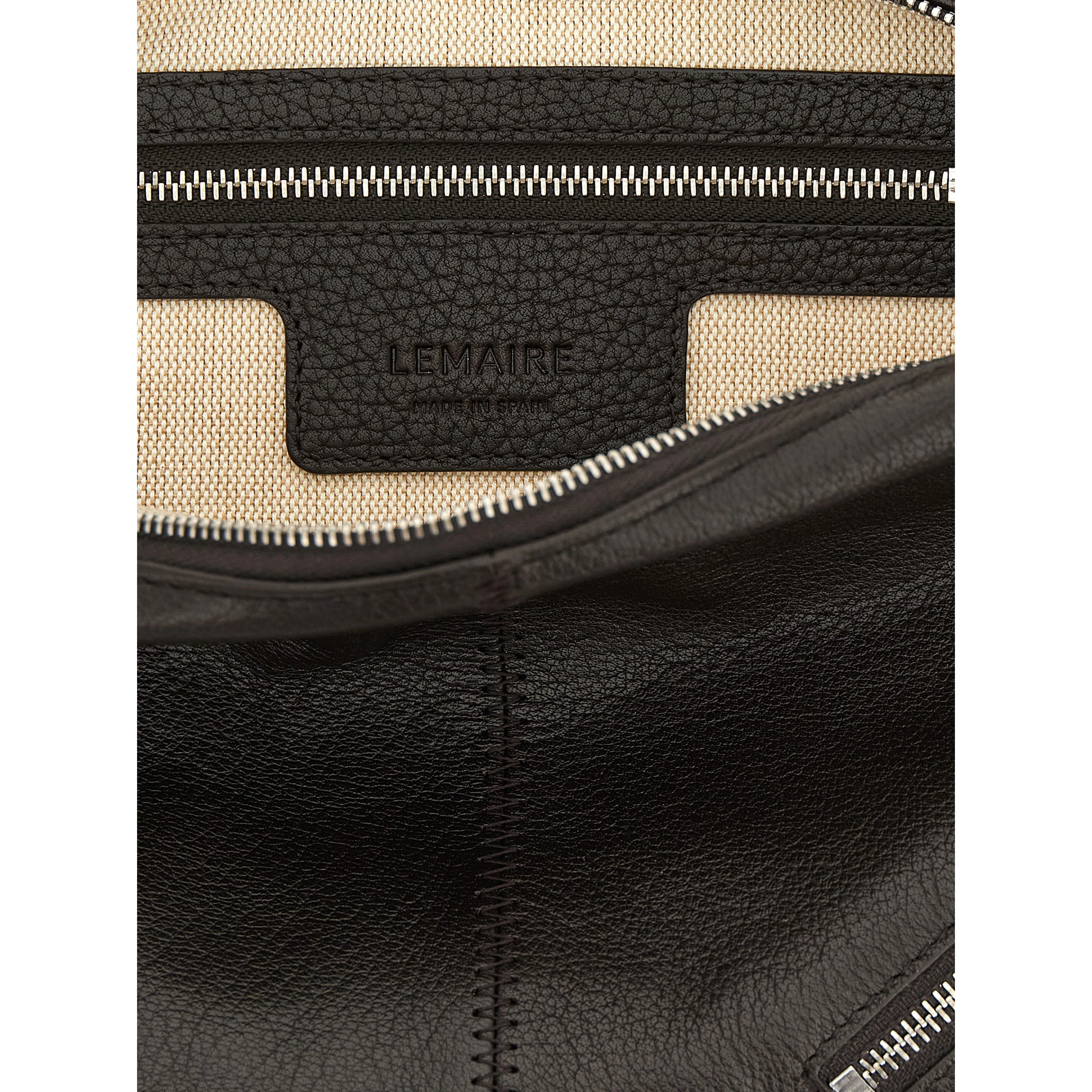 Brown Calfskin Shoulder Bag