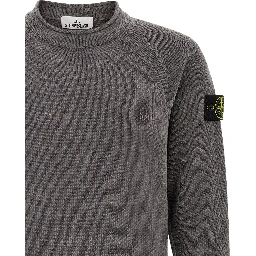 Gray Cotton Cardigan