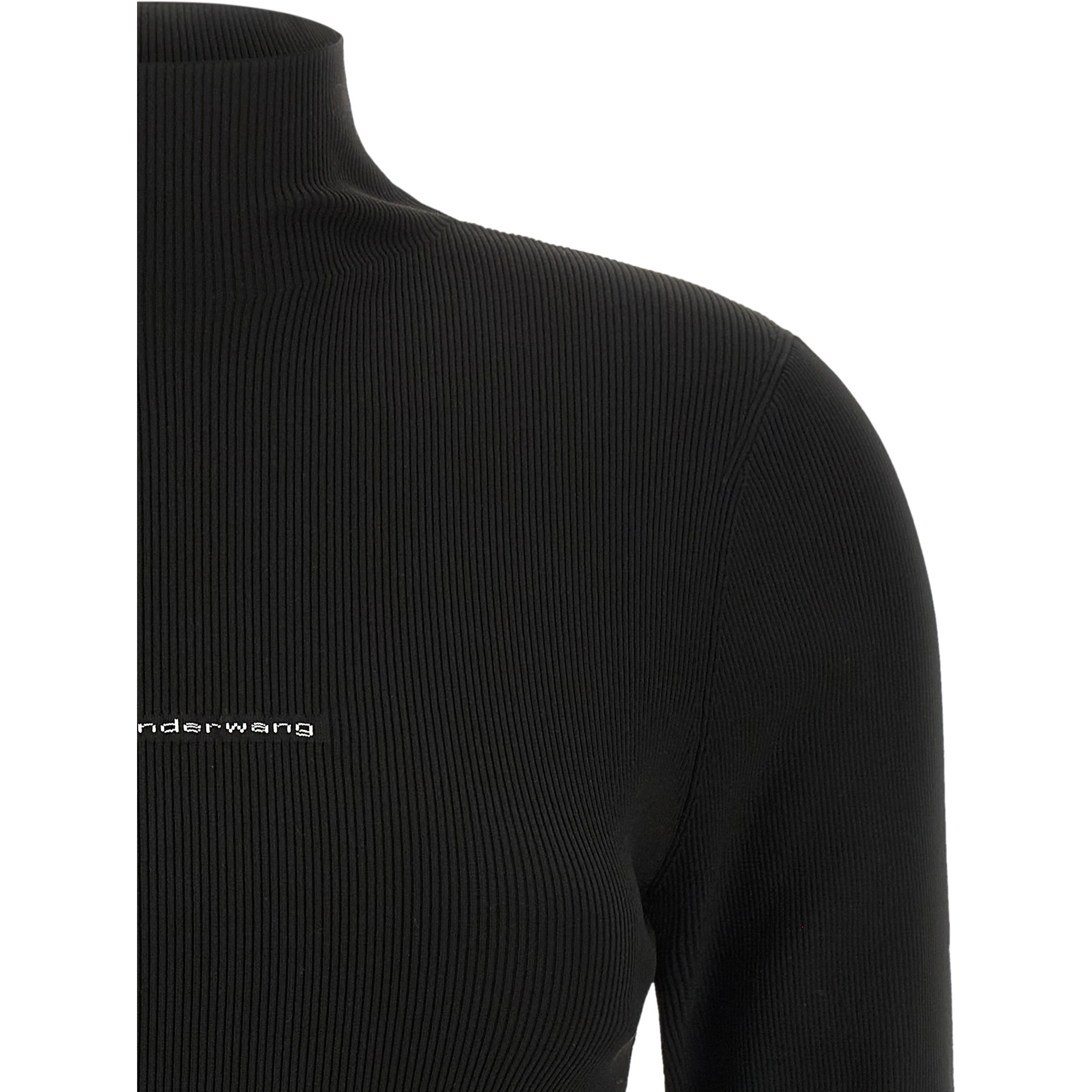 Black Polyamide Cardigan
