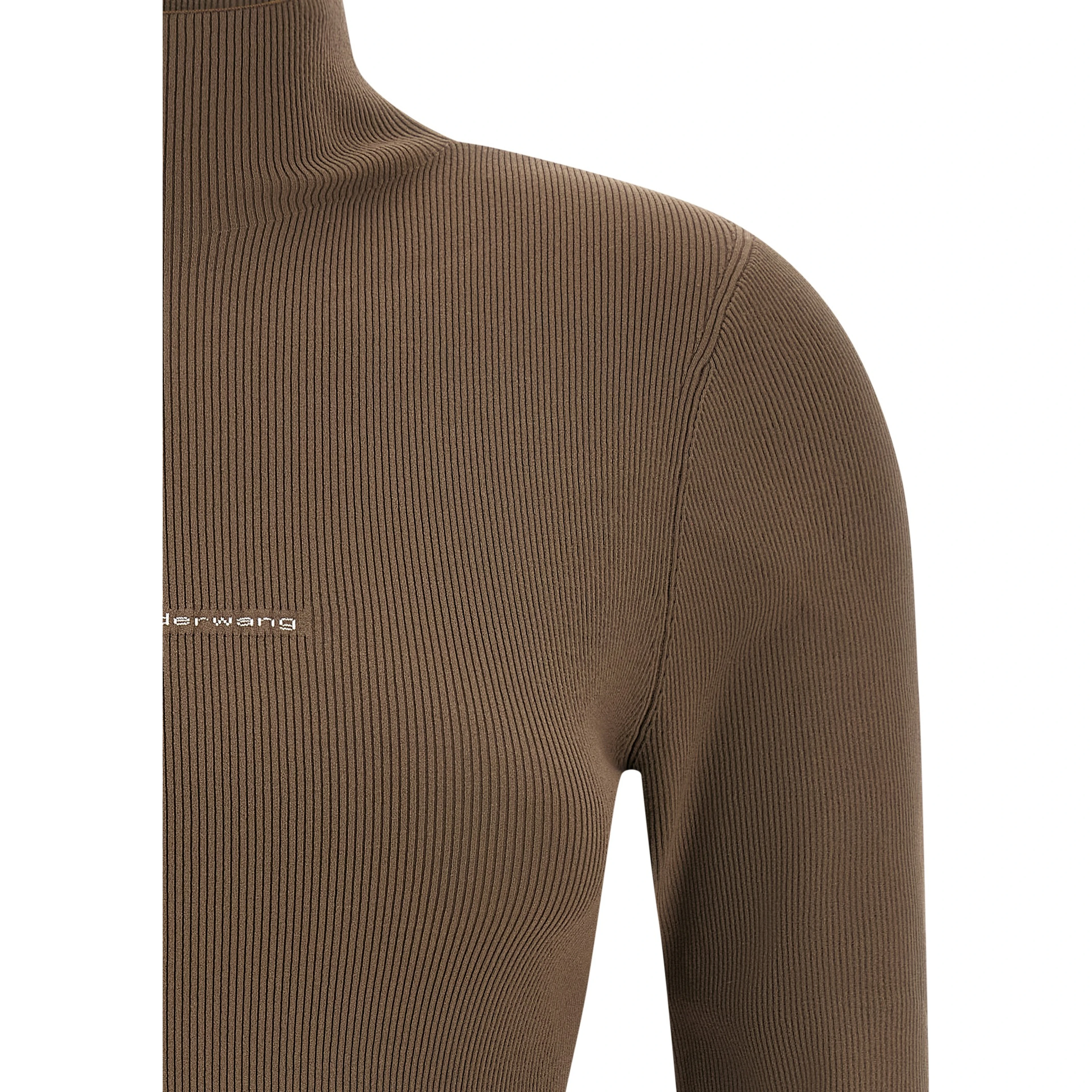 Beige Polyamide Cardigan