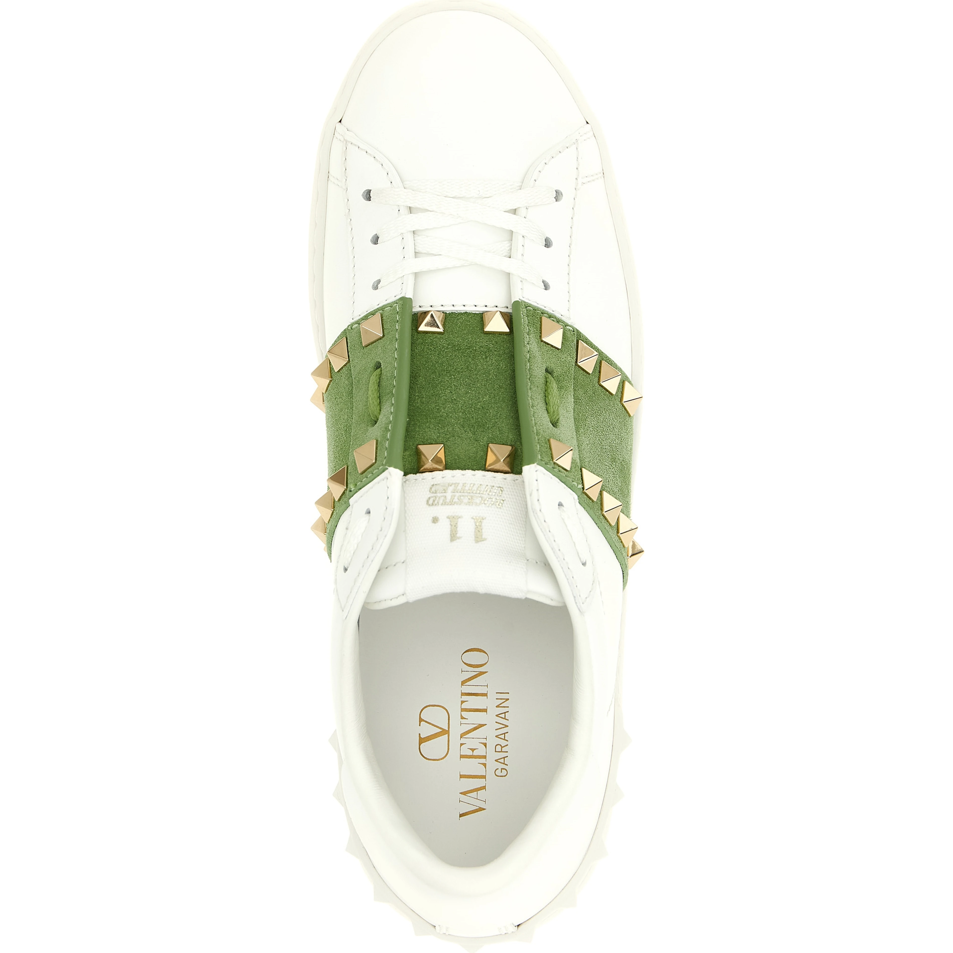 Bicolor Calfskin Low Top Sneakers