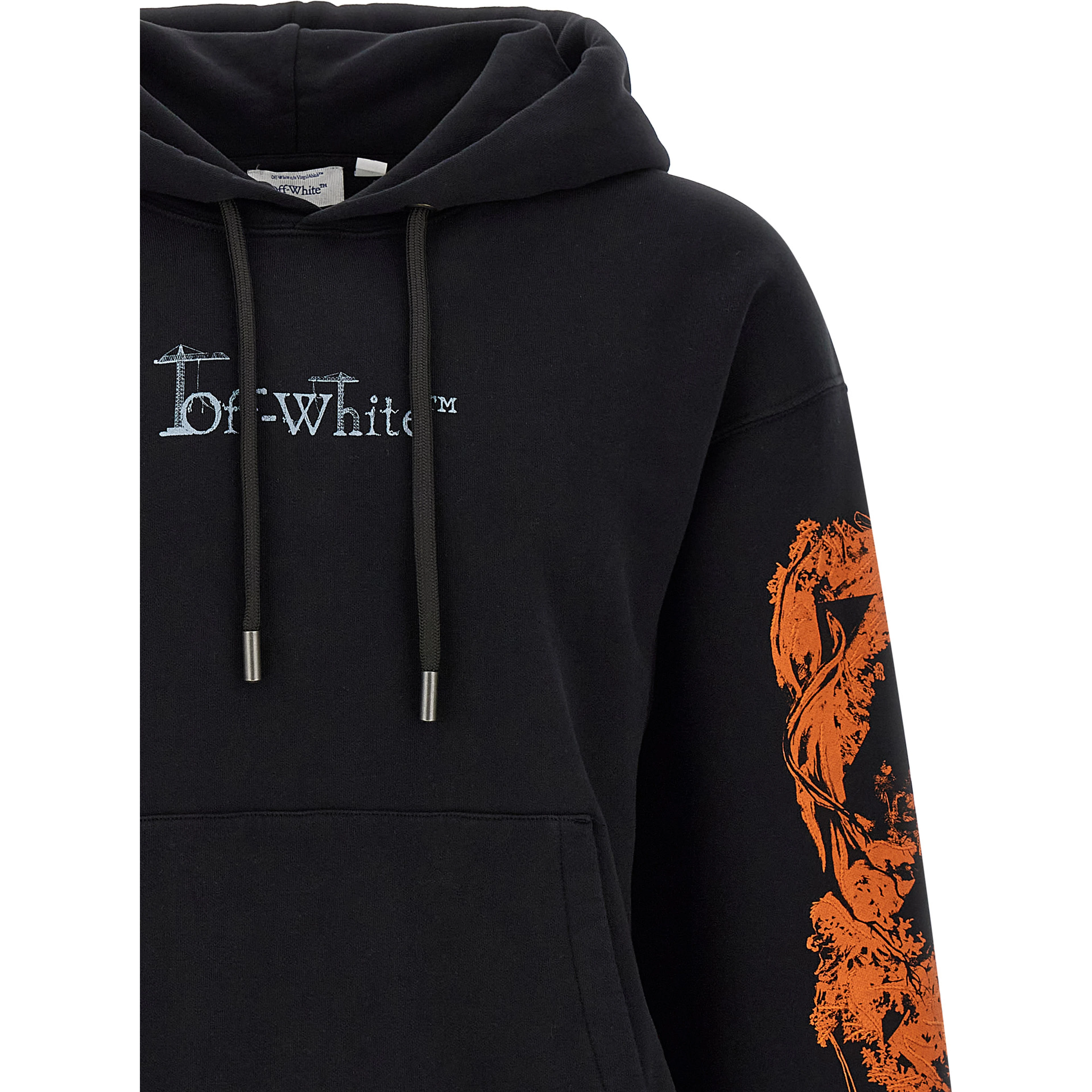 Black Cotton Sweatshirt