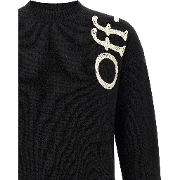 Bicolor Wool Cardigan