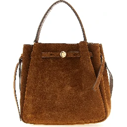 Brown Bovine Leather Crossbody Bag