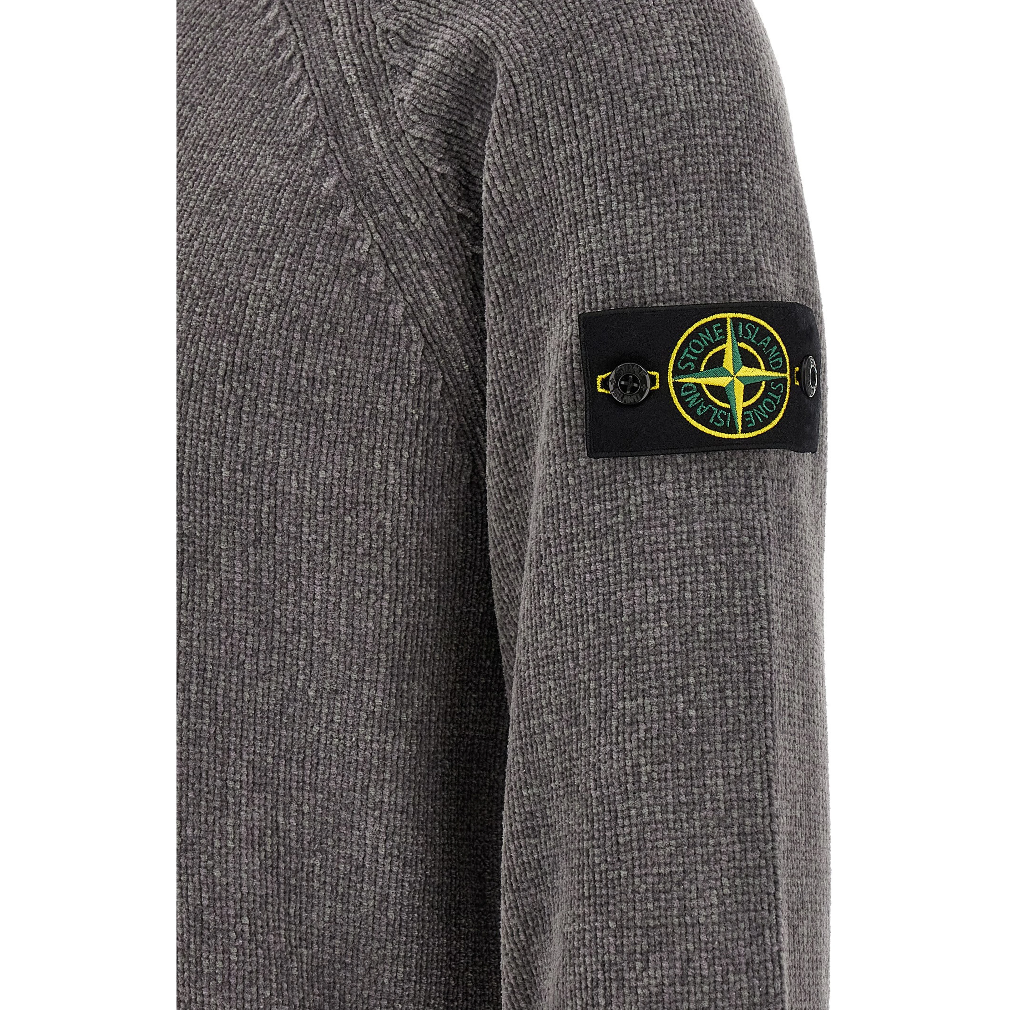 Gray Cotton Cardigan
