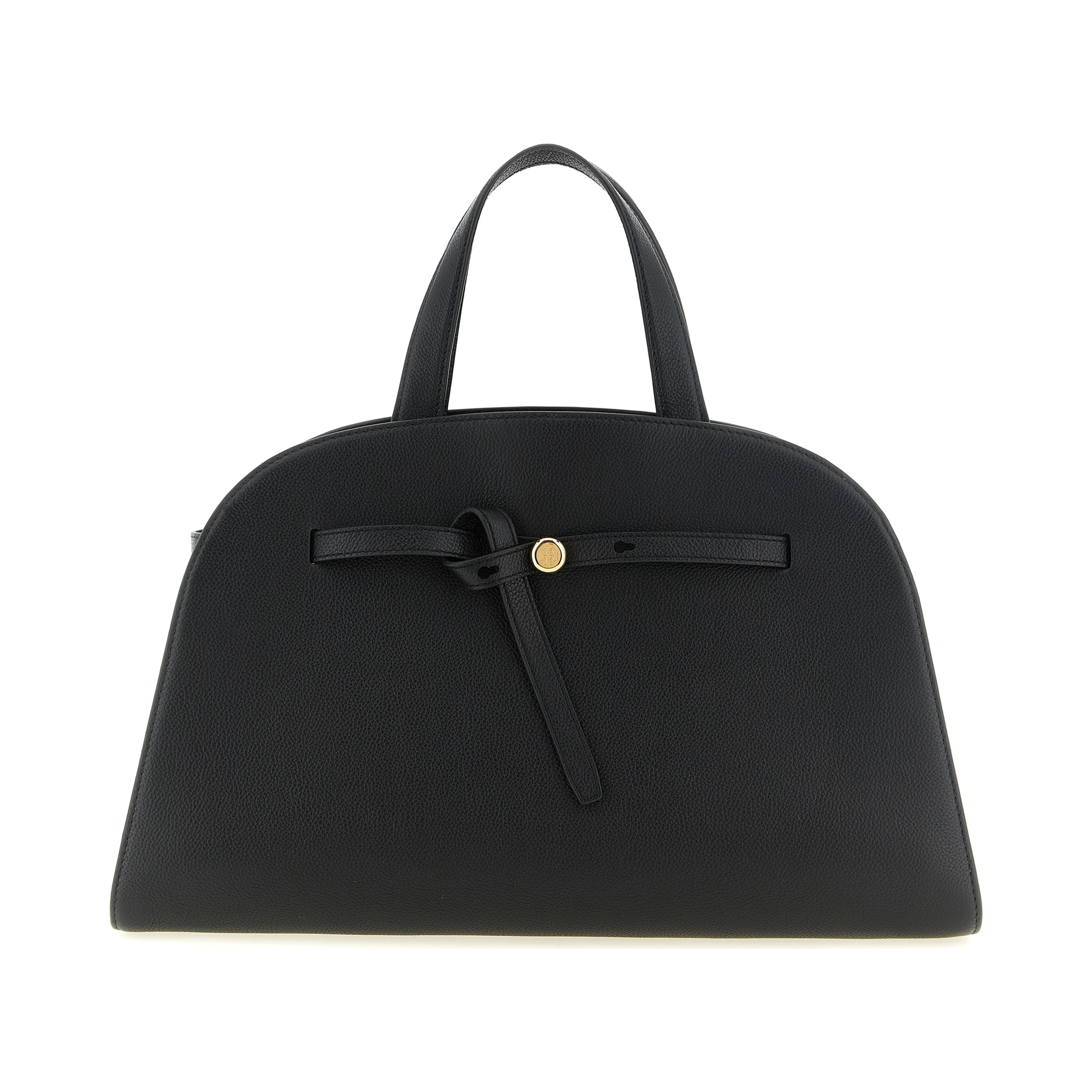 Black Cowhide Crossbody Bag