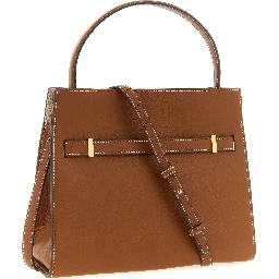 Brown Cowhide Crossbody Bag