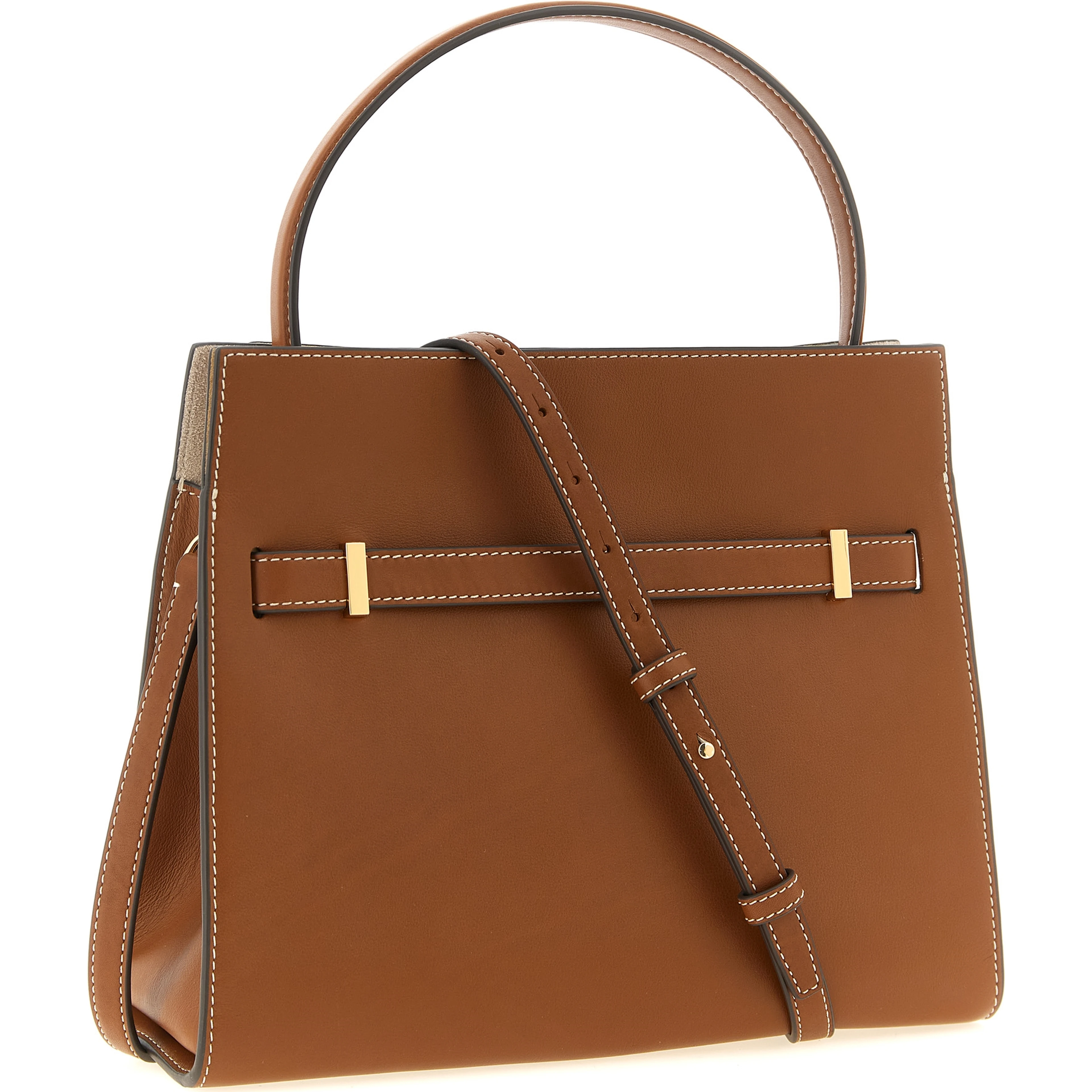 Brown Cowhide Crossbody Bag
