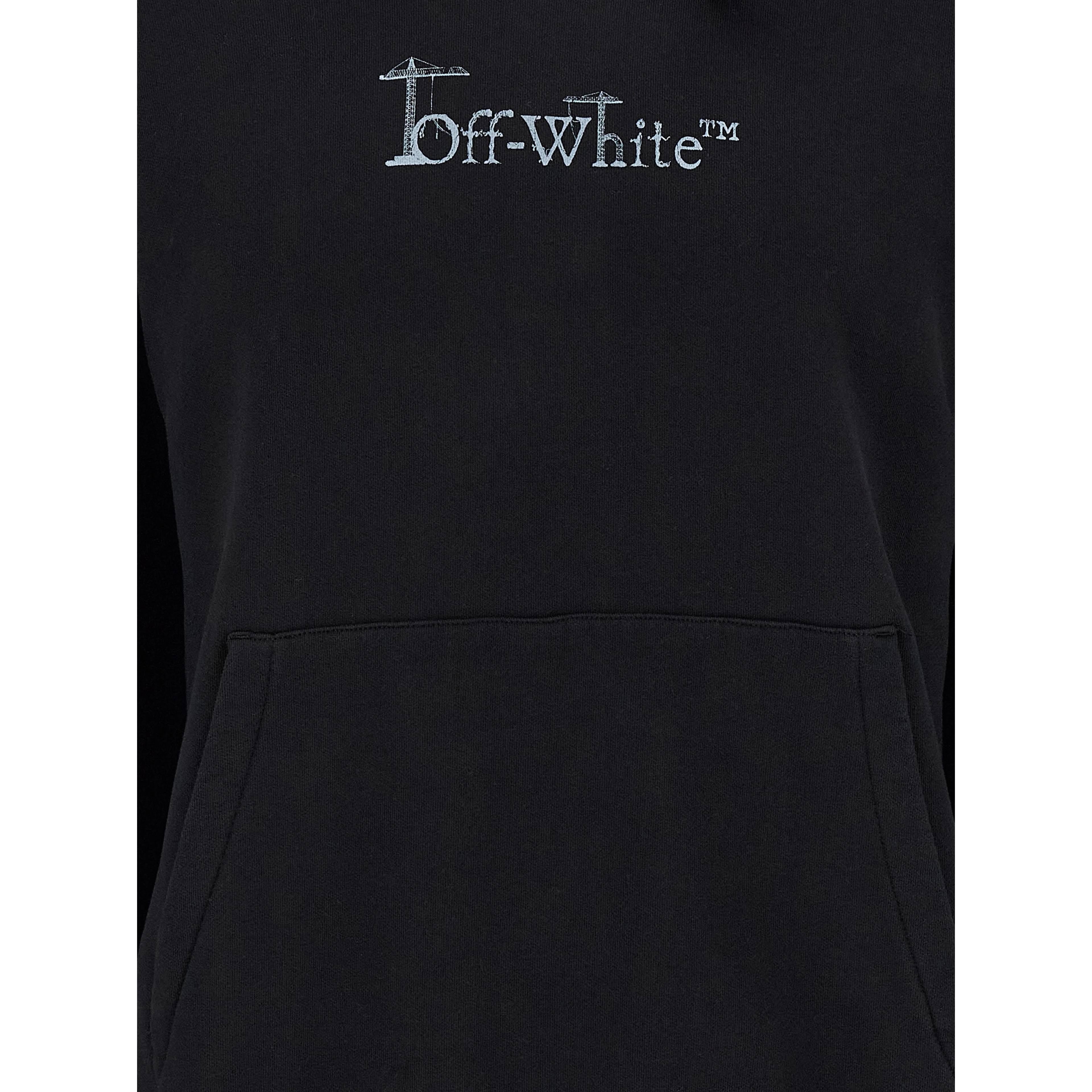 Black Cotton Sweatshirt