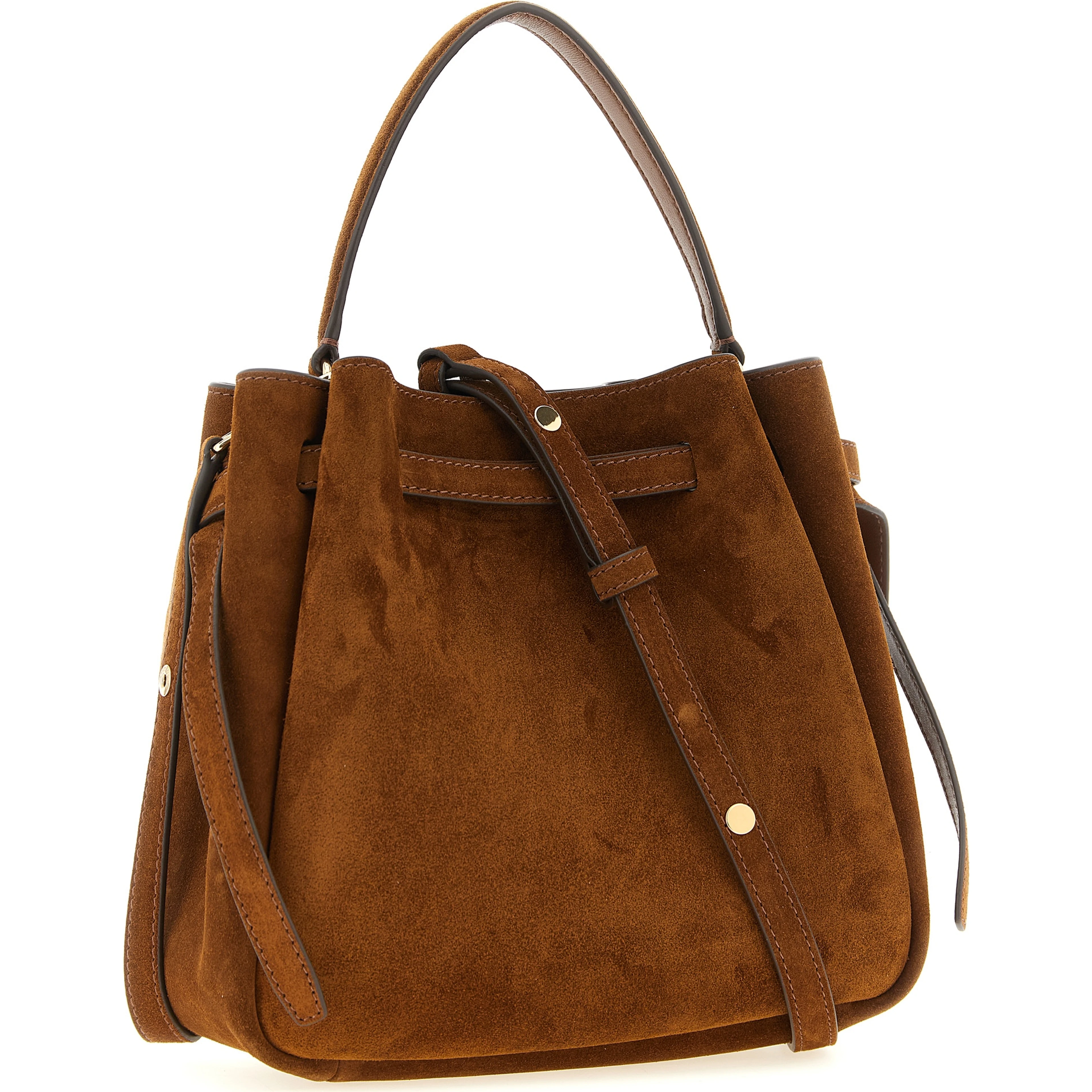 Brown Bovine Leather Crossbody Bag