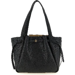 Black Cowhide Tote Bag