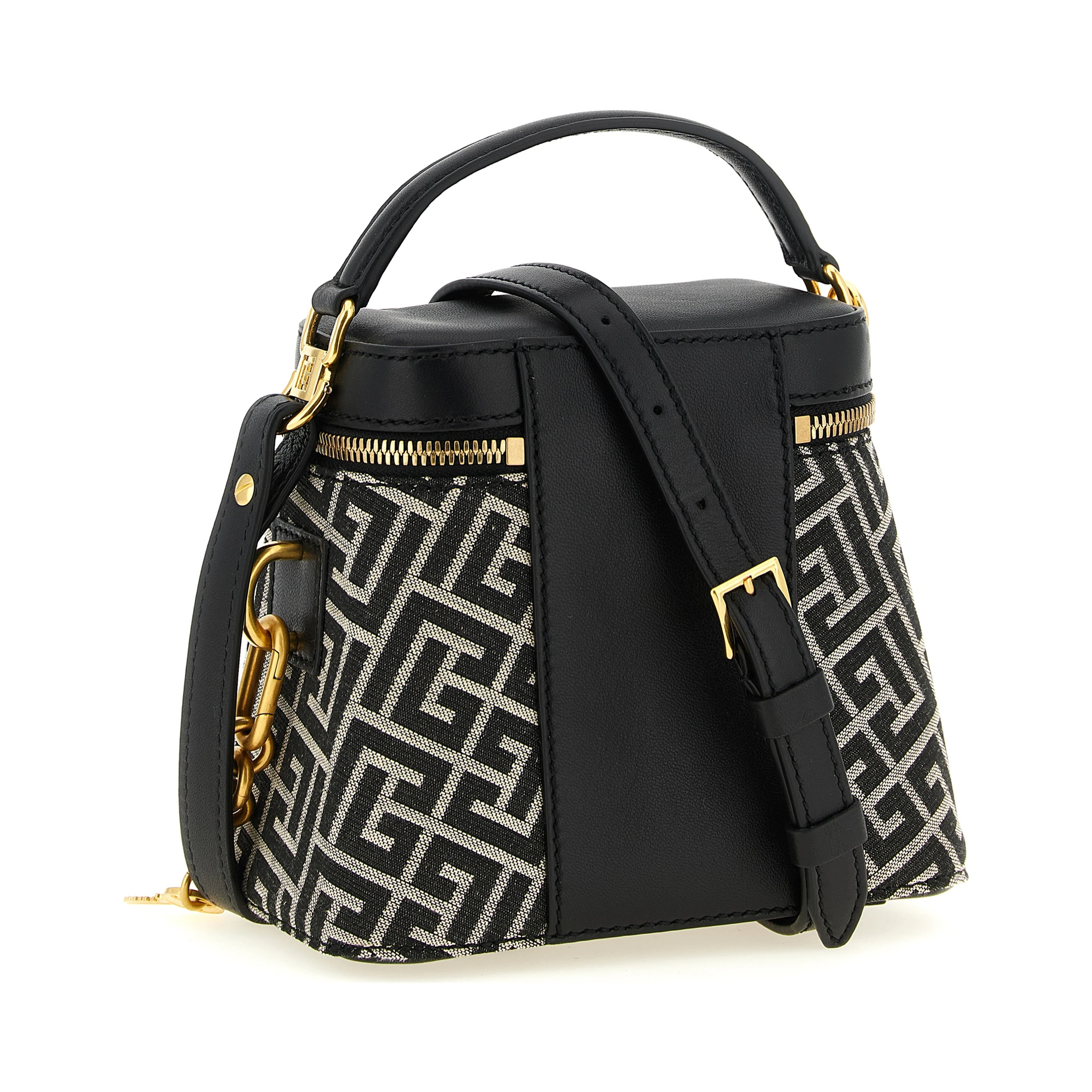 Bicolor Polyester Handbag