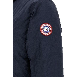 Blue Polyamide Full-Length Jacket
