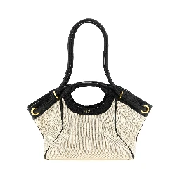 Bicolor Cotton Tote Bag