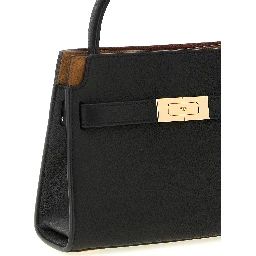Black Lambskin Crossbody Bag