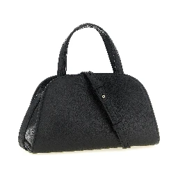 Black Cowhide Crossbody Bag