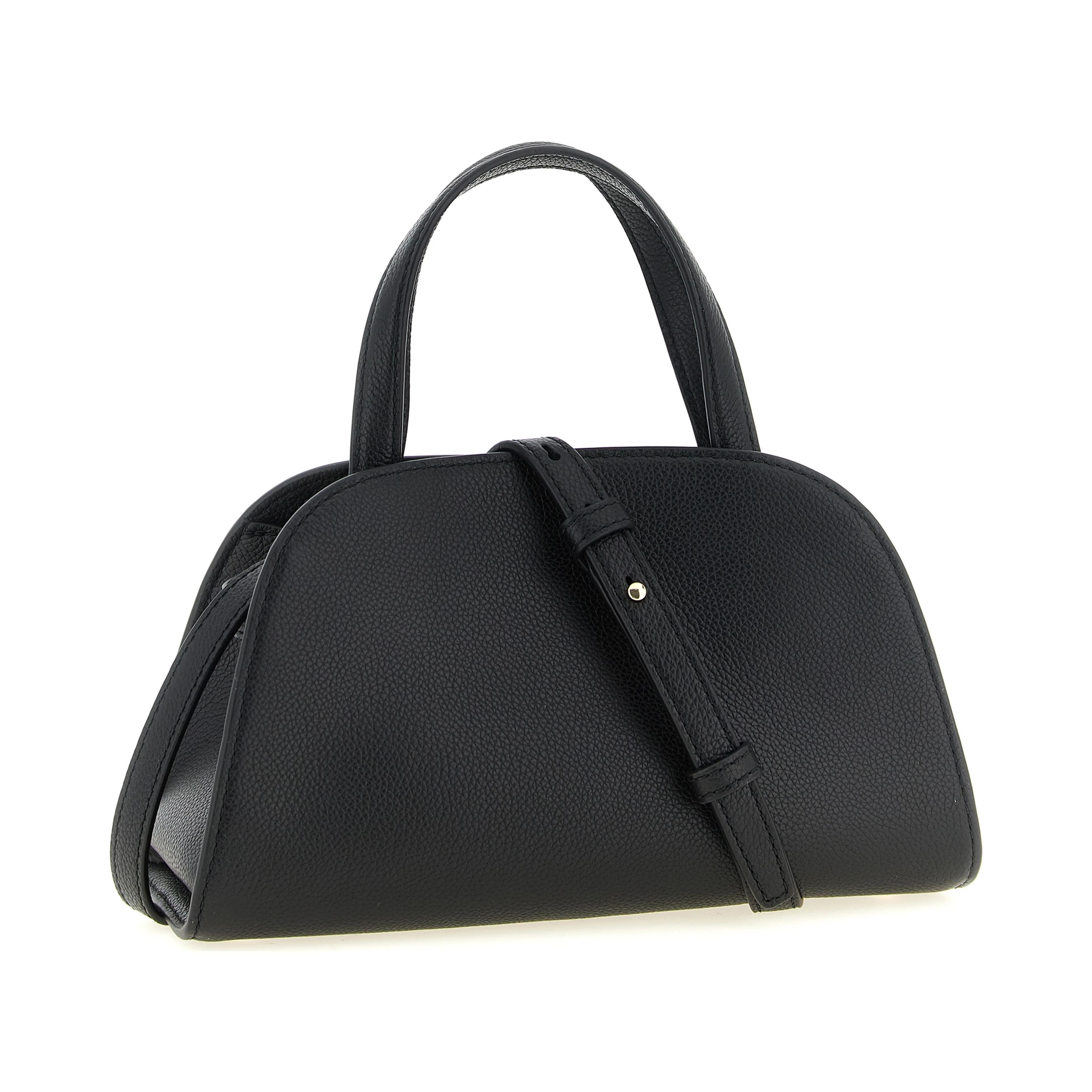 Black Cowhide Crossbody Bag