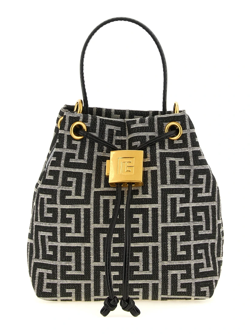 Bicolor Polyester Handbag
