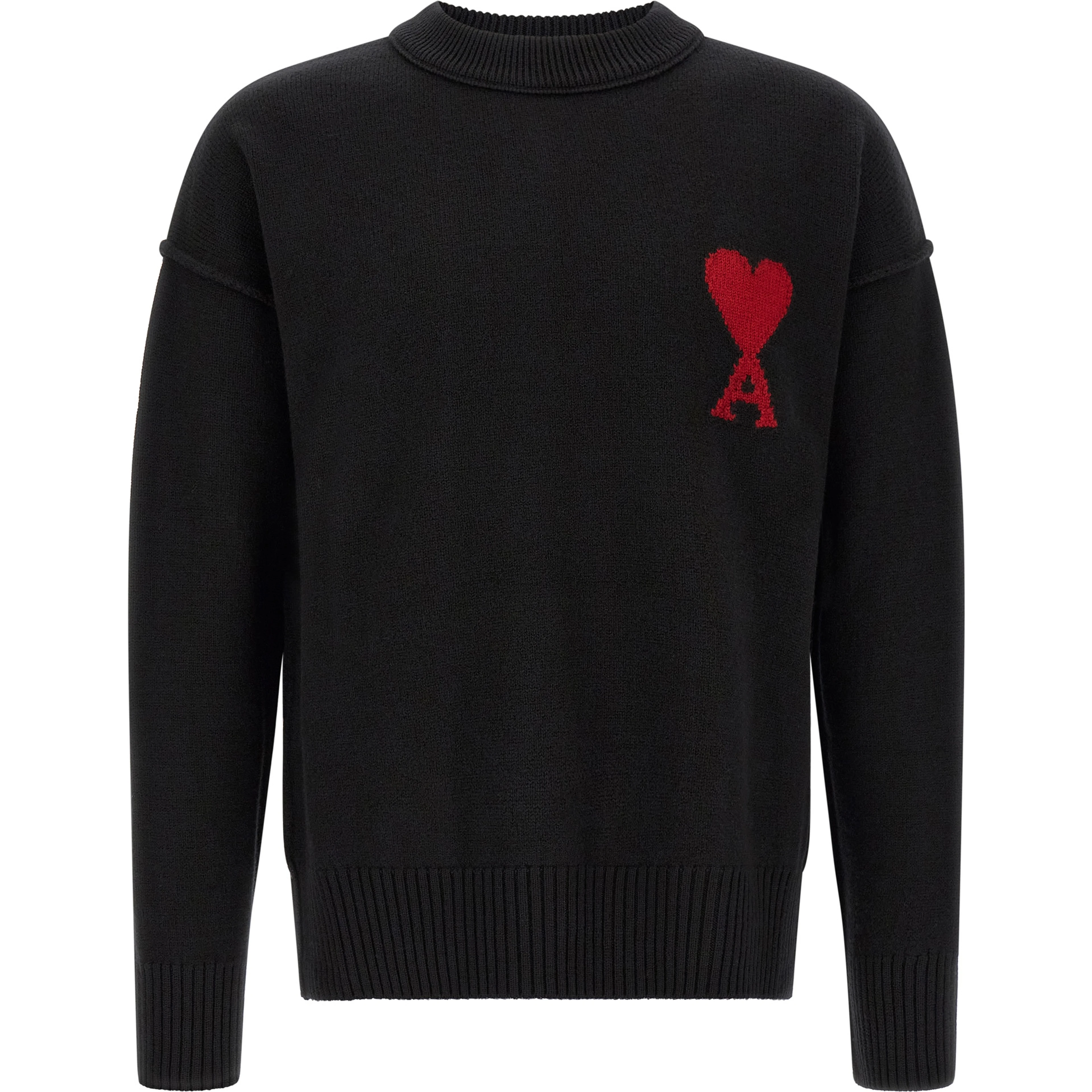 Black Wool Cardigan