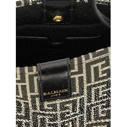 Bicolor Cotton Shoulder Bag